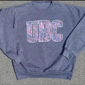 Vtg 1990s UBC University of BC Crew Neck Long Sleeve Sweatshirt (XL)